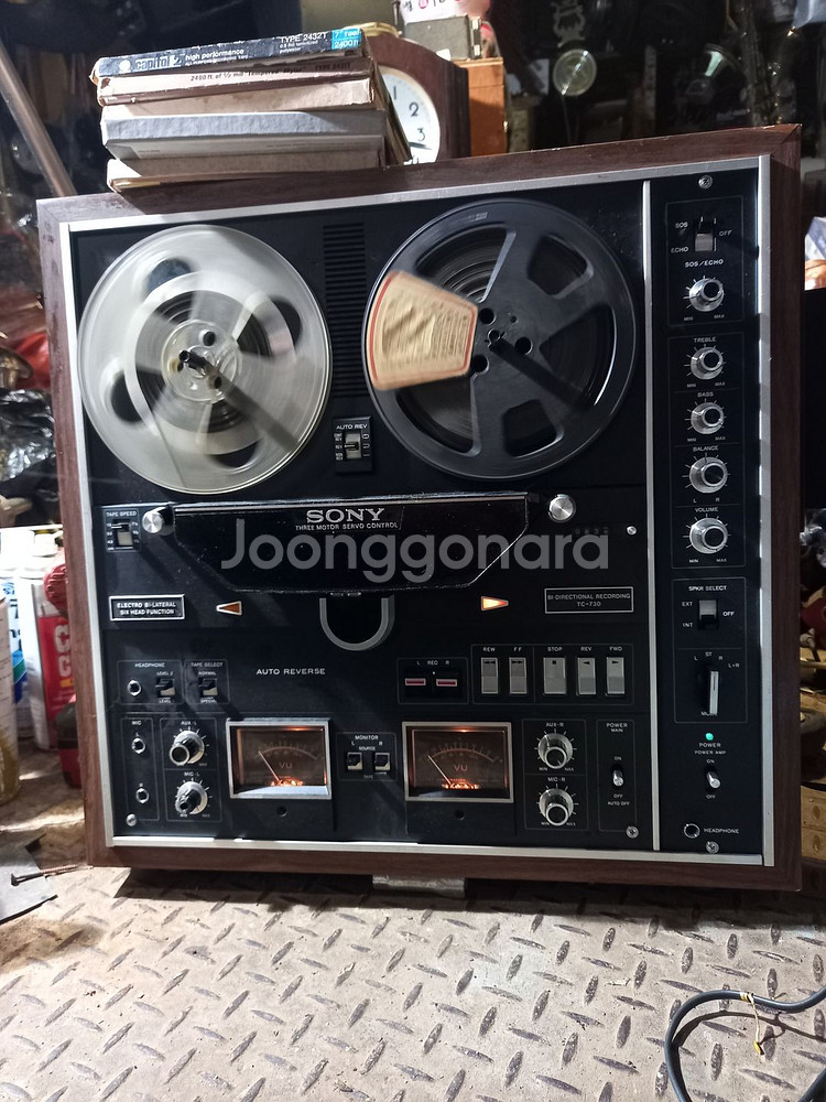 소니 릴데크 TC-730 4트랙 오토리버스--1