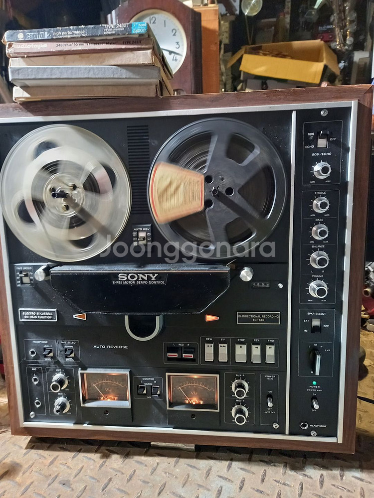 소니 릴데크 TC-730 4트랙 오토리버스--3