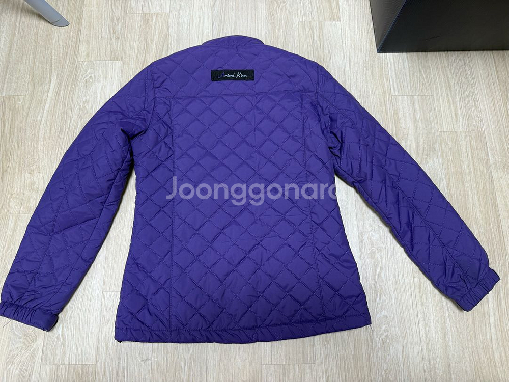 앙드레김 퍼플 퀼팅 자켓 90--1