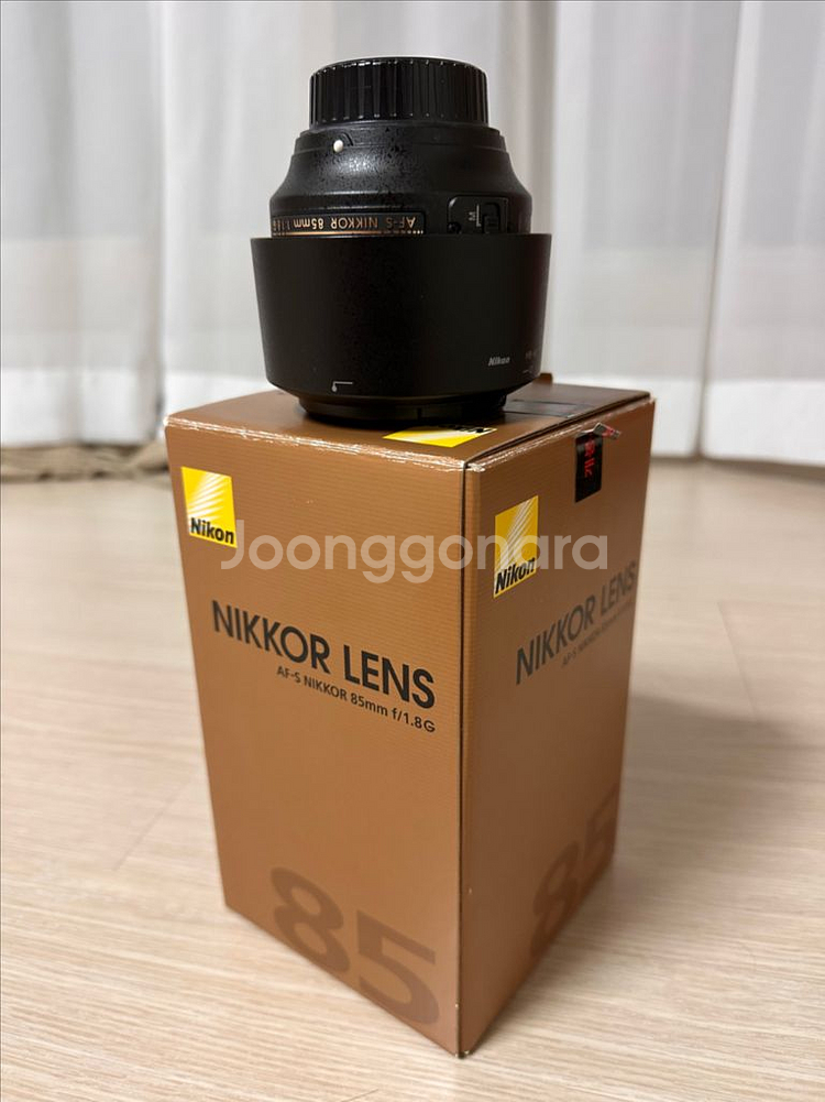 니콘 니코르 85mm 1.8g f마운트 풀박스--0