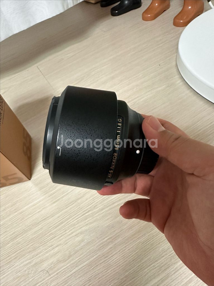 니콘 니코르 85mm 1.8g f마운트 풀박스--1