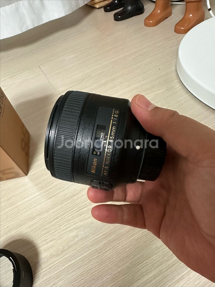 니콘 니코르 85mm 1.8g f마운트 풀박스--2