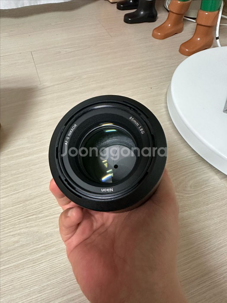 니콘 니코르 85mm 1.8g f마운트 풀박스--4