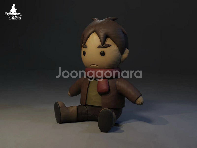 진격의거인 진격거 미카사 freedom 레진 피규어--3