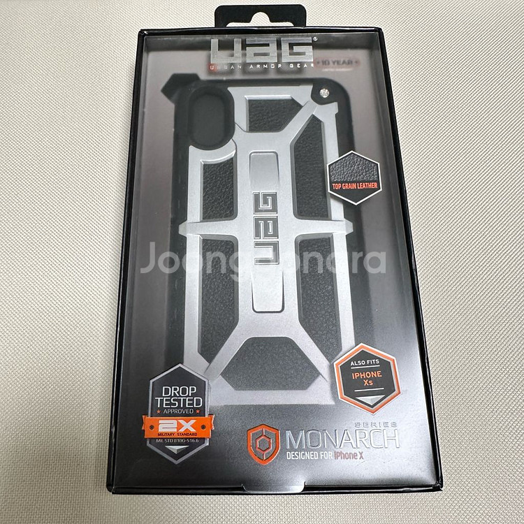 [새상품] 아이폰 Xs UAG 케이스 모나크 플래티넘--0