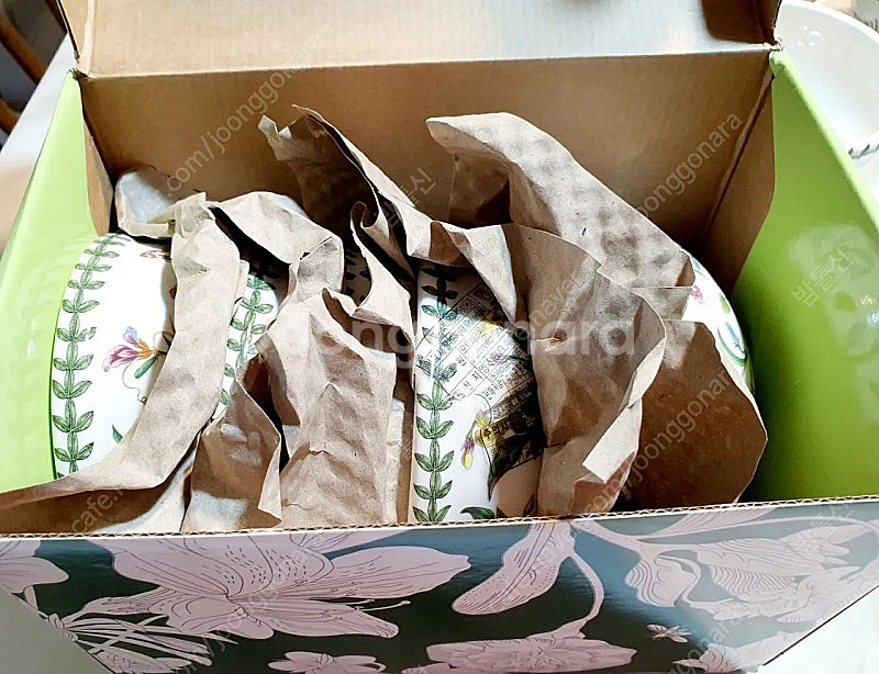 새것)영국 포트메리온 구형 밥공기6개(백화점정품)--0