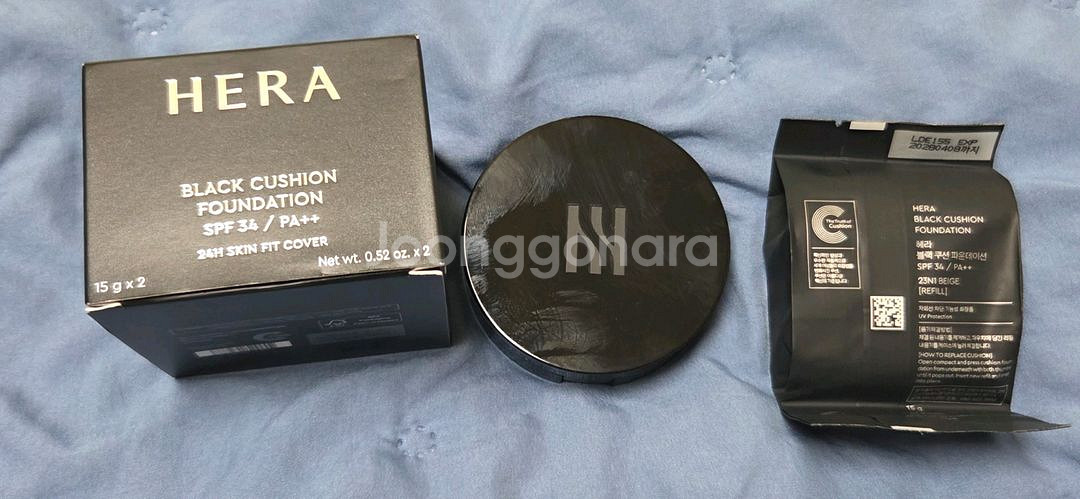 헤라 블랙쿠션 미개봉--0