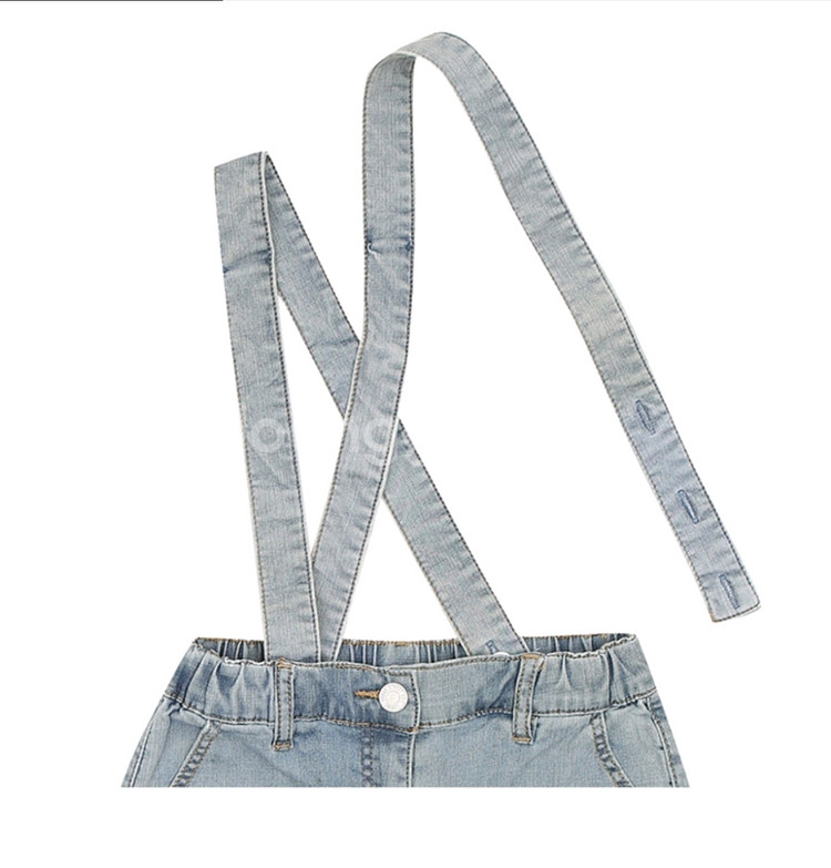 흑청 와이드, 멜빵 와이드 데님 155 2개 일괄--4