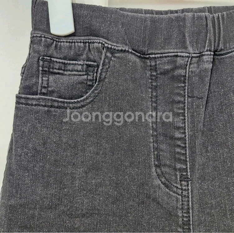 흑청 와이드, 멜빵 와이드 데님 155 2개 일괄--1