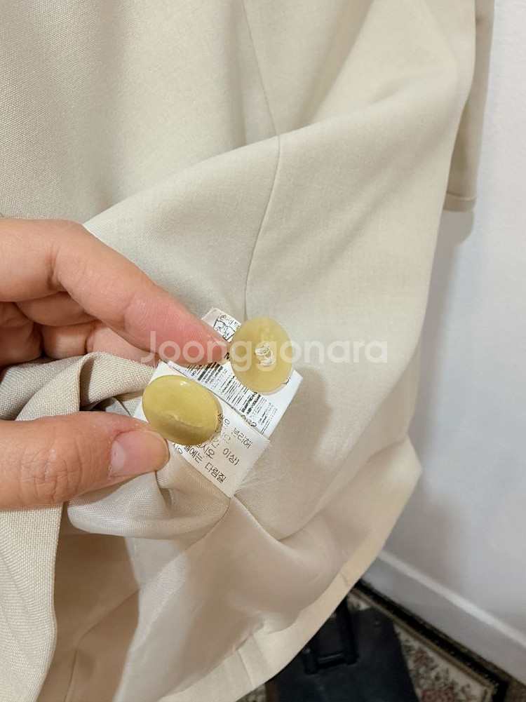 zooc 쥬크 둥근카라 빈티지무드 자켓 7부자켓 365--5