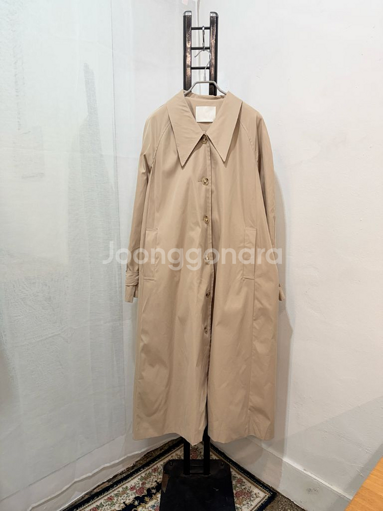 inouf 이너프 빅카라 롱트렌치코트 맥코트 3660--0
