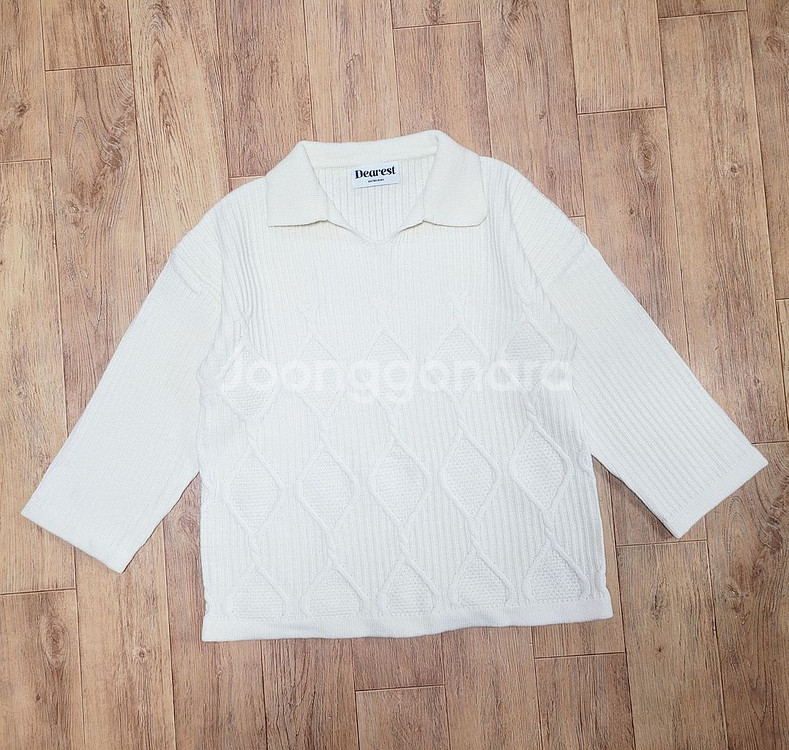 메이비베이비 디어리스트 케이블 카라니트 새상품--0