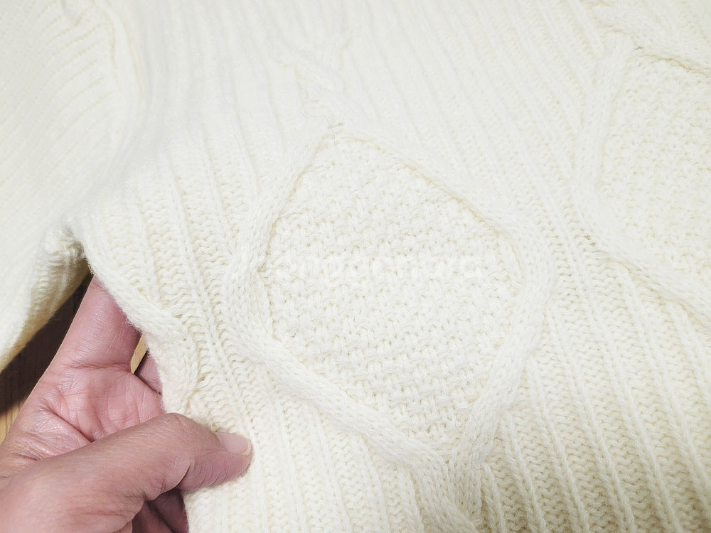 메이비베이비 디어리스트 케이블 카라니트 새상품--4