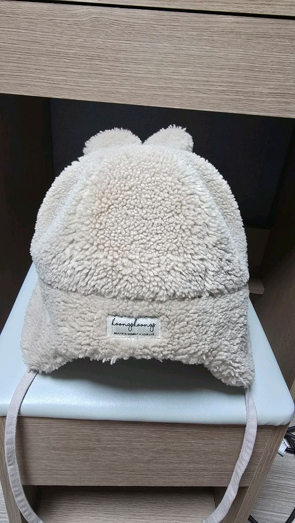 쿵스쿵스 토끼 방한모자 (M)--4