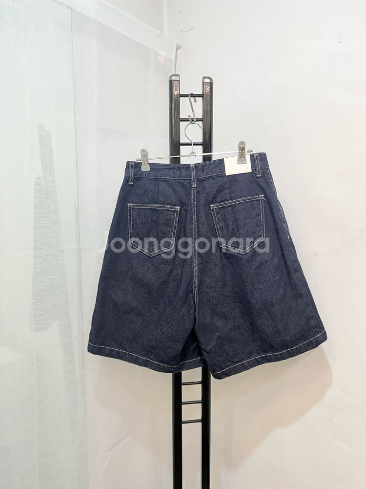 PVCS 프븏스 생지반바지 하이웨스트 버뮤다 3638--2