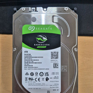 씨게이트 4TB HDD 하드디스크 4테라 판매합니다.