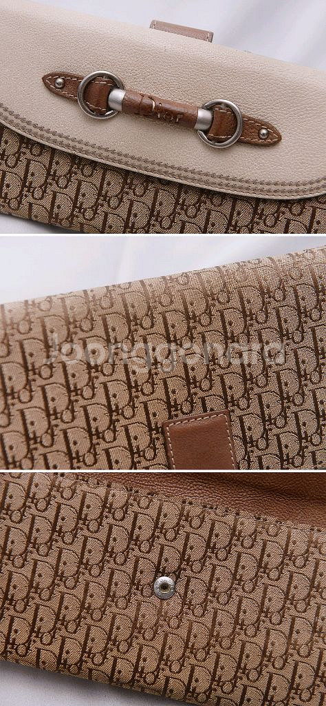 디올 클래식 오블리크 홀스빗 로고 플랩 장지갑--7