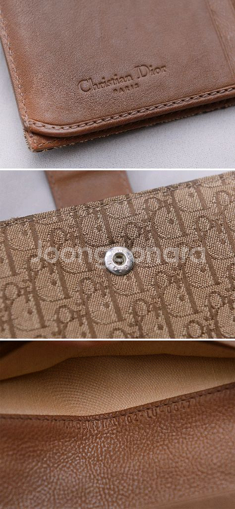 디올 클래식 오블리크 홀스빗 로고 플랩 장지갑--8