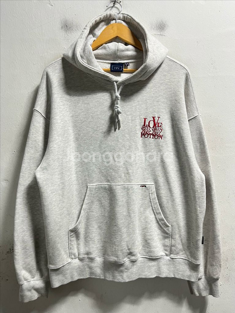 95-100 로맨틱크라운 루즈핏 후드티--1