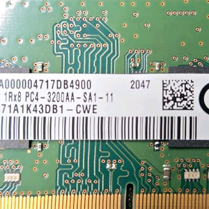 노트북 DDR4 3200 8GB 삼성 2장 판매합니다.