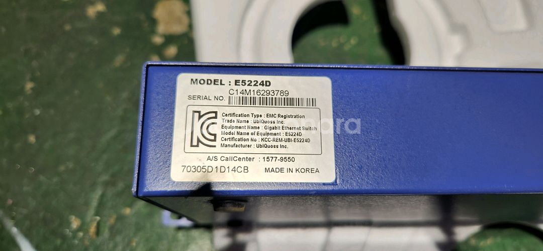 유비쿼스 L2스위치 스위칭허브 E5224D--1