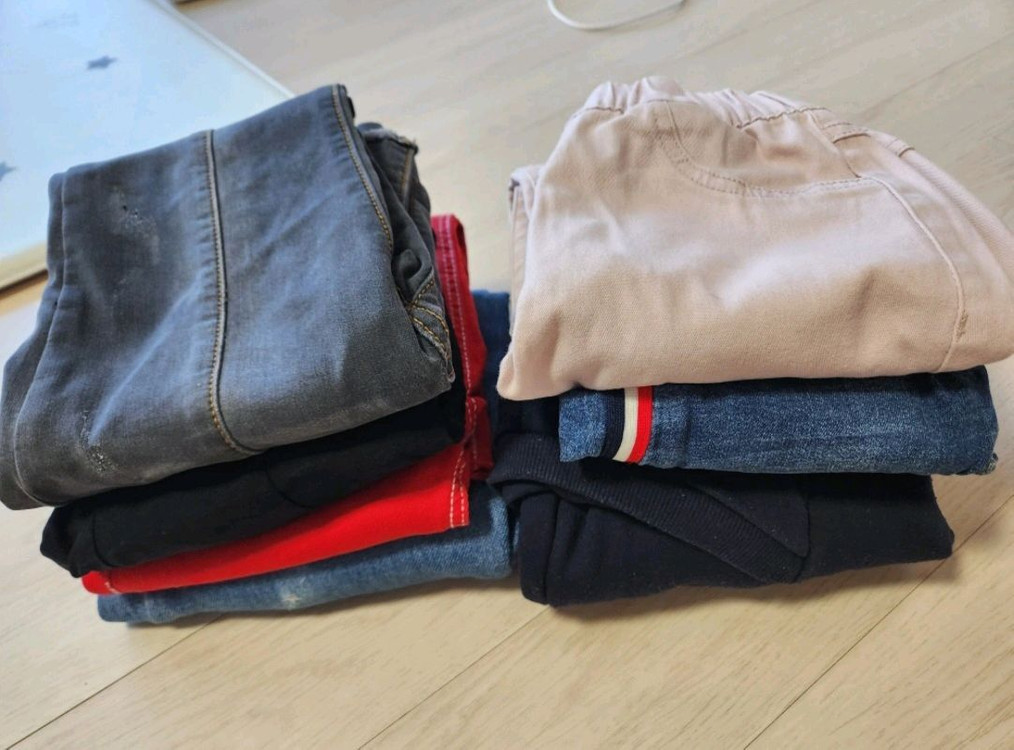 여아 120~130사이즈 일괄 바지.(멜빵바지포함)--2