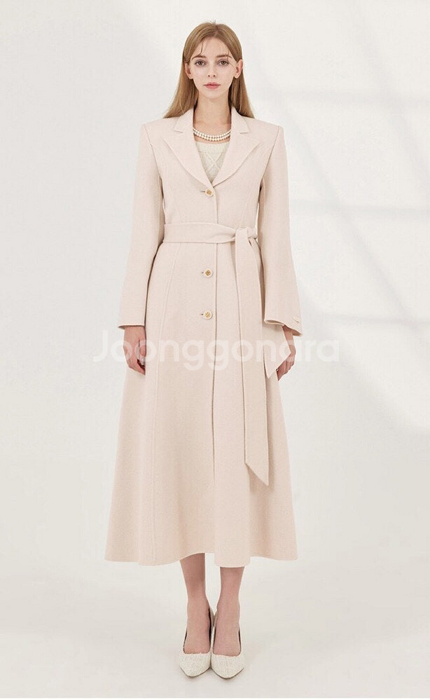 그레이스 유 세티아 싱글 핸드메이드 코트 판매.--0