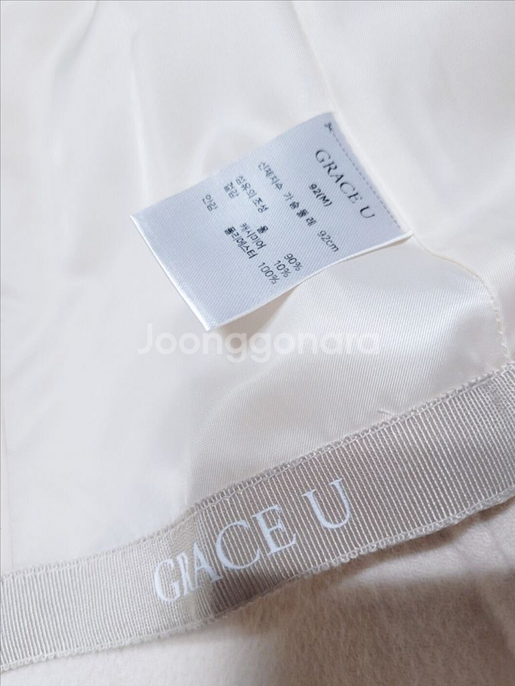 그레이스 유 세티아 싱글 핸드메이드 코트 판매.--5