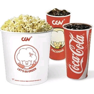 CGV팝콘M 2,500원/ 콤보50%할인 2천원