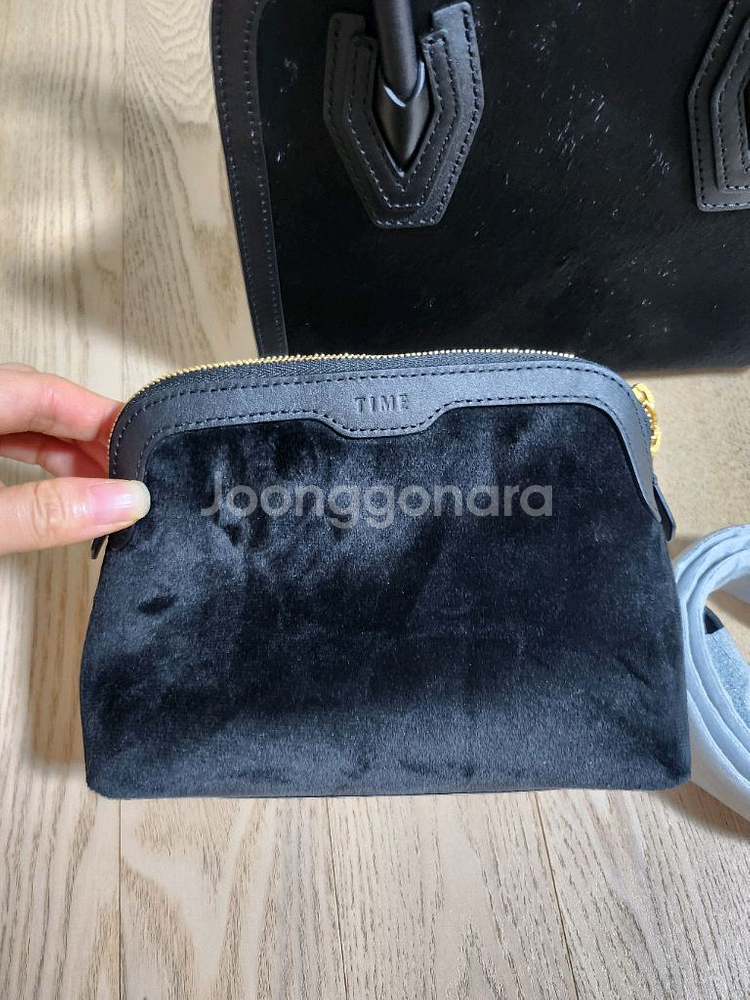 타임 송치 스퀘어백&파우치--6