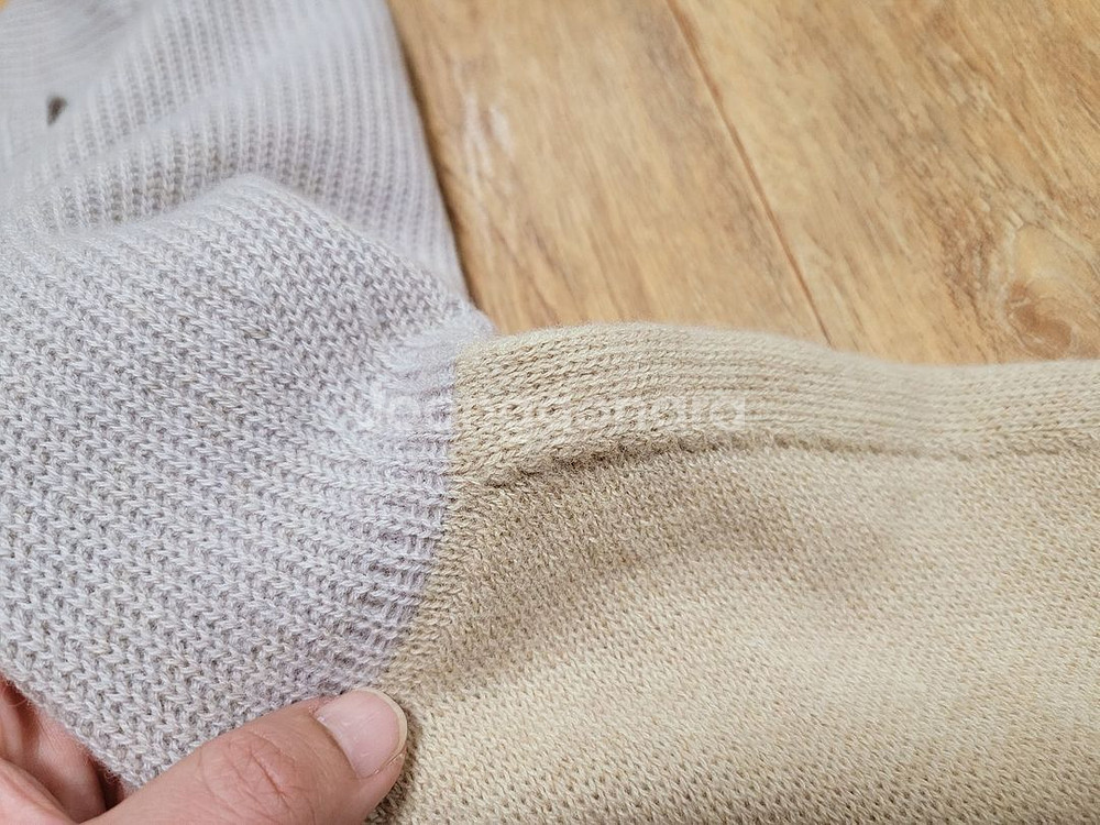 시스템(SYSTEM) 컬러후드 울 니트원피스--5