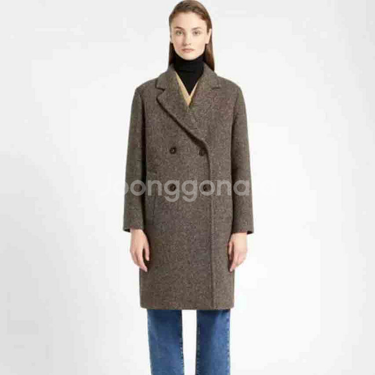 막스마라(MaxMara) Egizi 헤링본 울코트 55--0
