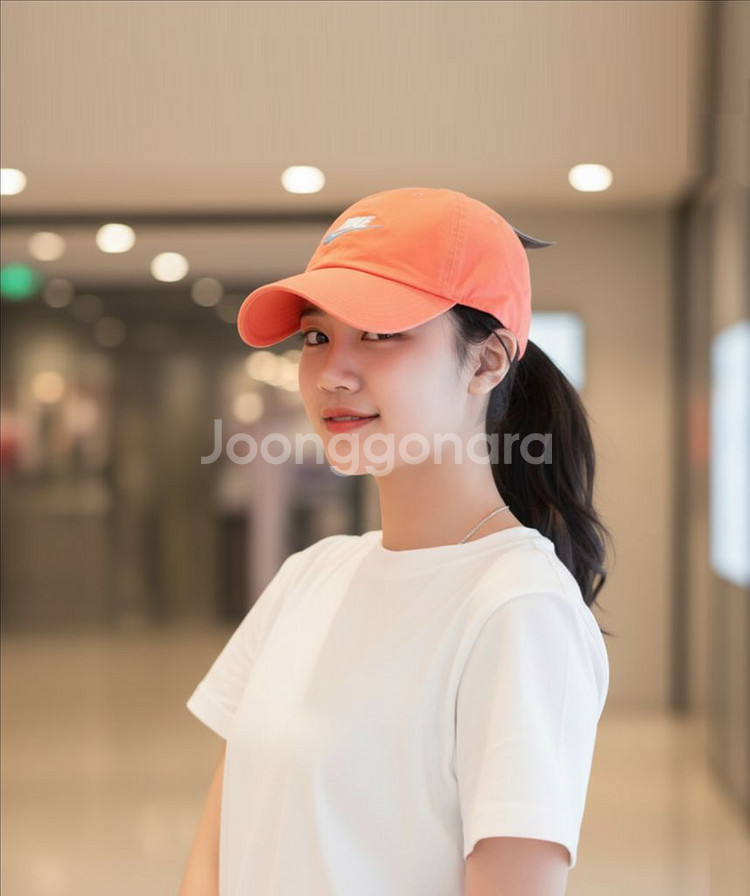 나이키 새제품 헤리티지86 오렌지 피치/블루 볼캡 모자--6