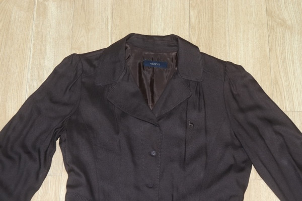 (55원피스)헤지스/진브라운 긴팔원피스--2