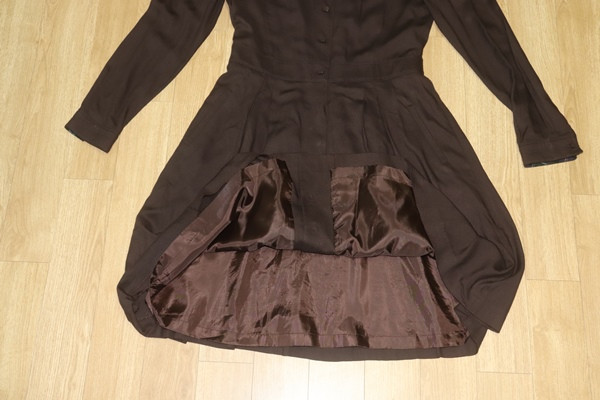 (55원피스)헤지스/진브라운 긴팔원피스--4