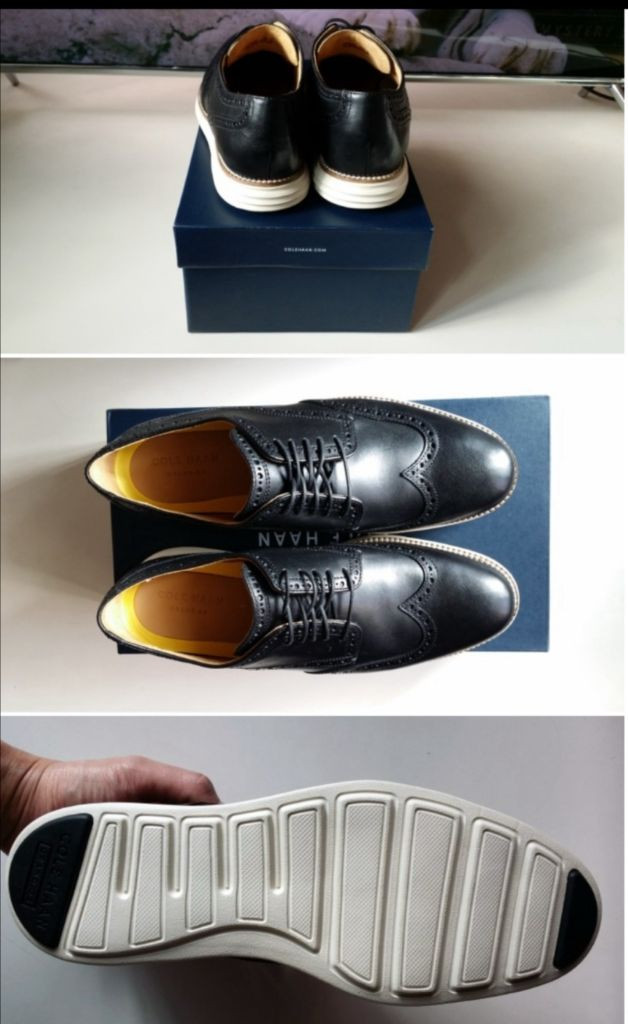 콜한 남성구두 윙팁 블랙 8.5W(운동화기준 270)--5