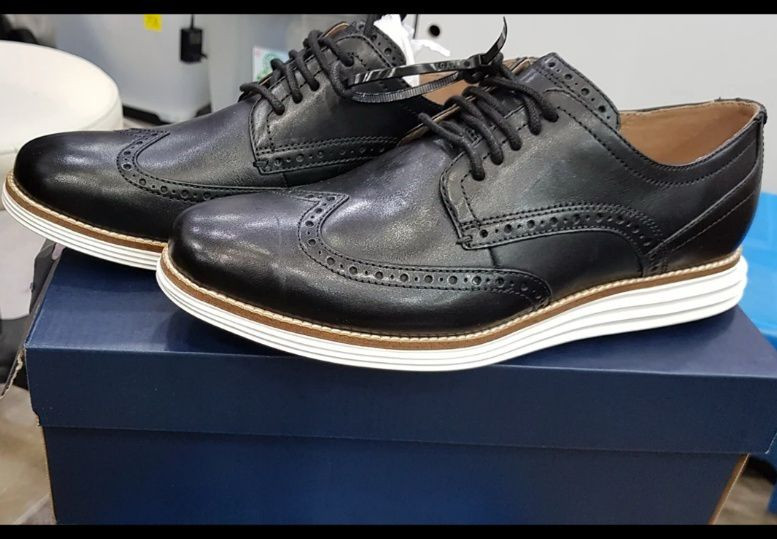 콜한 남성구두 윙팁 블랙 8.5W(운동화기준 270)--1