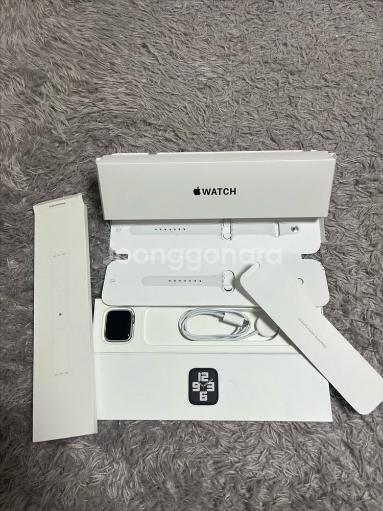 애플워치 se2 실버 풀박스--0
