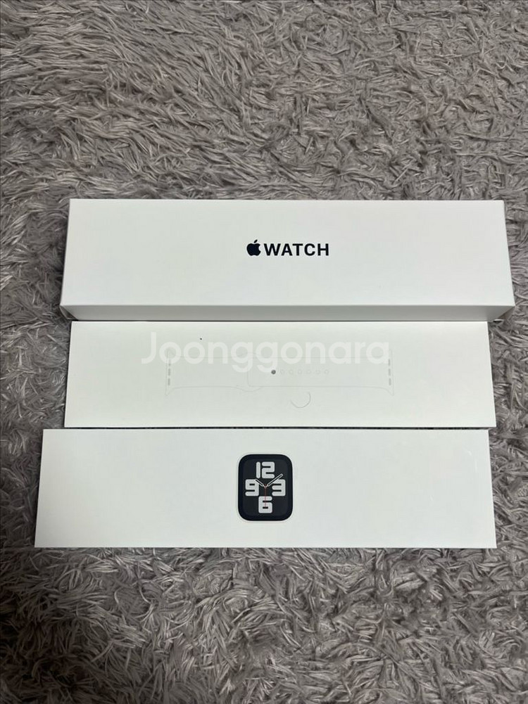 애플워치 se2 실버 풀박스--2