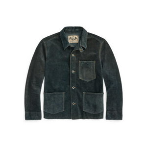 RRL 더블알엘 인디고 러프아웃 스웨이드 자켓 L