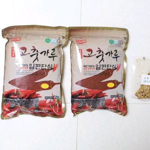 일편단심 고춧가루 2kg + 고추씨 100g 미개봉