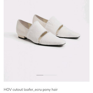 피에톤 HOV cutout loafer_ecru/ 37