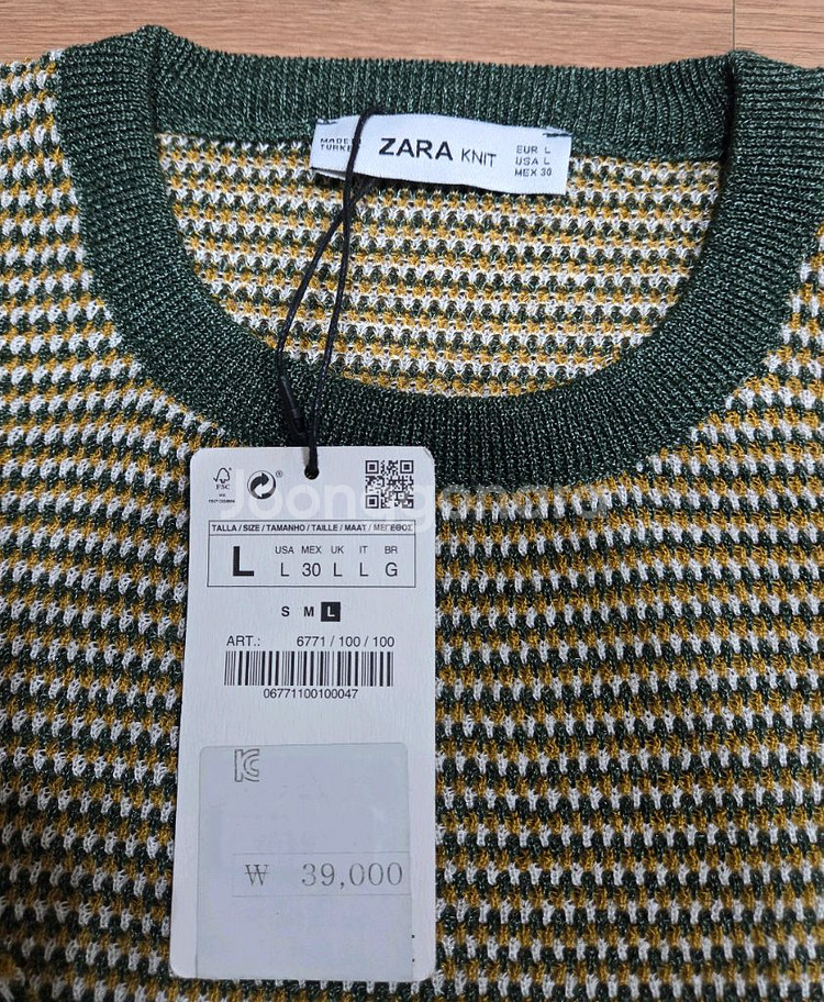[새상품] 자라(ZARA) 니트 사이즈L--1