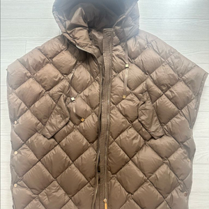 후드 패딩 베스트