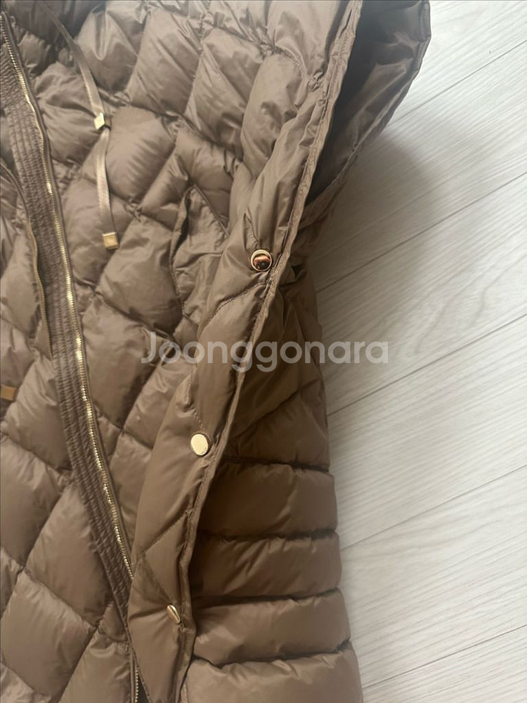 후드 패딩 베스트--2