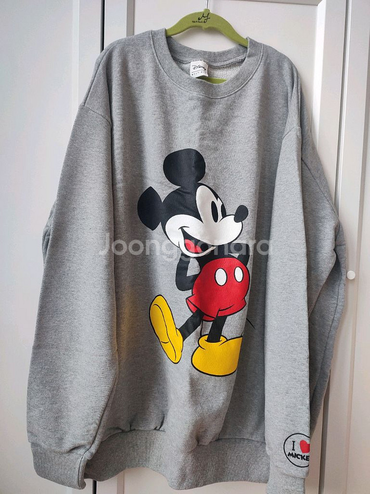 디즈니정품 미키마우스 맨투맨(새상품)-최종가격--1