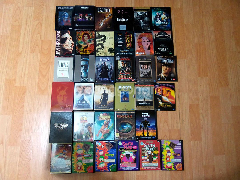 Metallica. Led Zeppelin. Iron Maiden 외 음악,영화 DVD--0