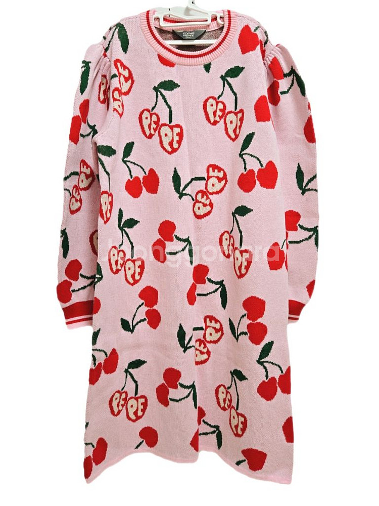 [플라잉페페] 체리 니트 원피스 XXL--2