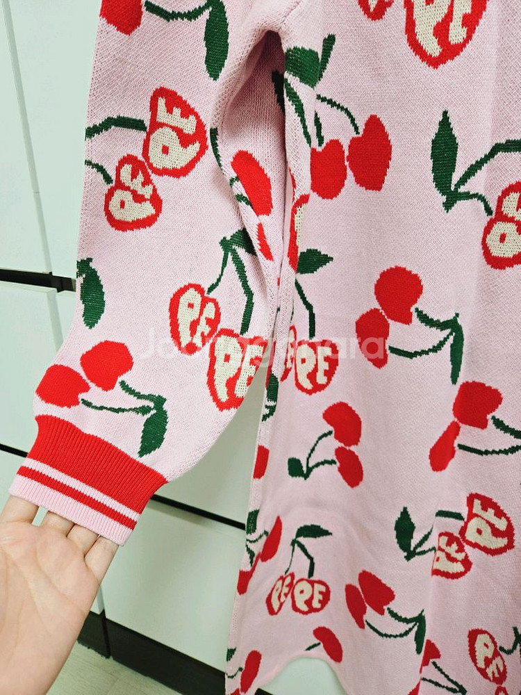 [플라잉페페] 체리 니트 원피스 XXL--4