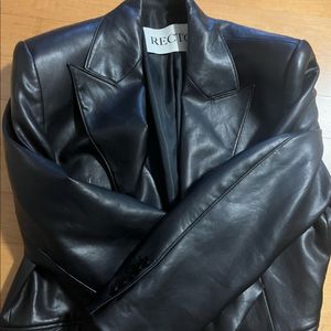 렉토 레더 자켓